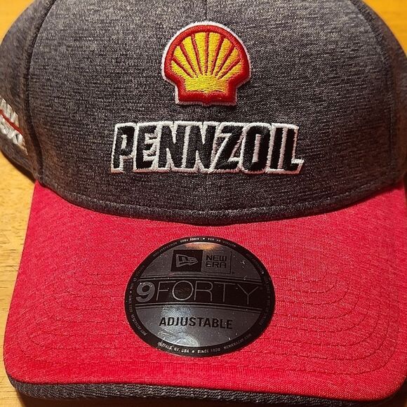 New Era 9Forty Nascar Joey Logano Pennzoil Velcroback Hat - New - Picture 2 of 9